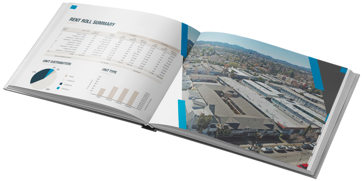 The deliverable: a complete valuation book — rent roll analysis, unit mix, and real closed comps behind the number.